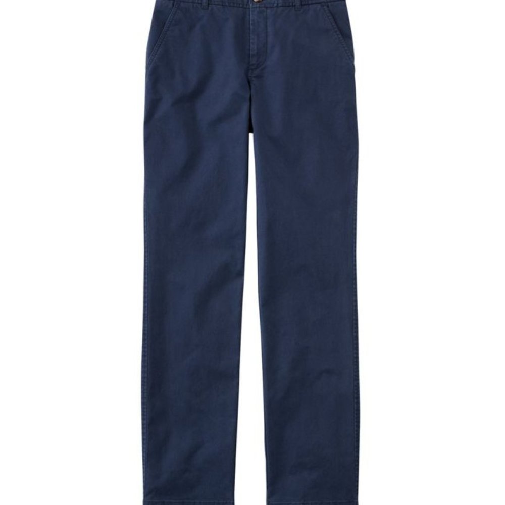 Navy Chinos - LL Bean